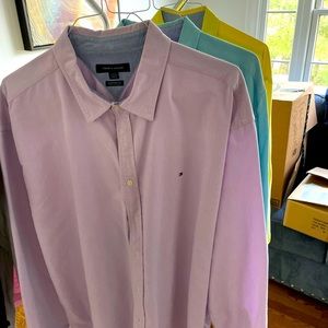 All 3 for 69 TOMMY HILFIGER button down shirts casual and formal.